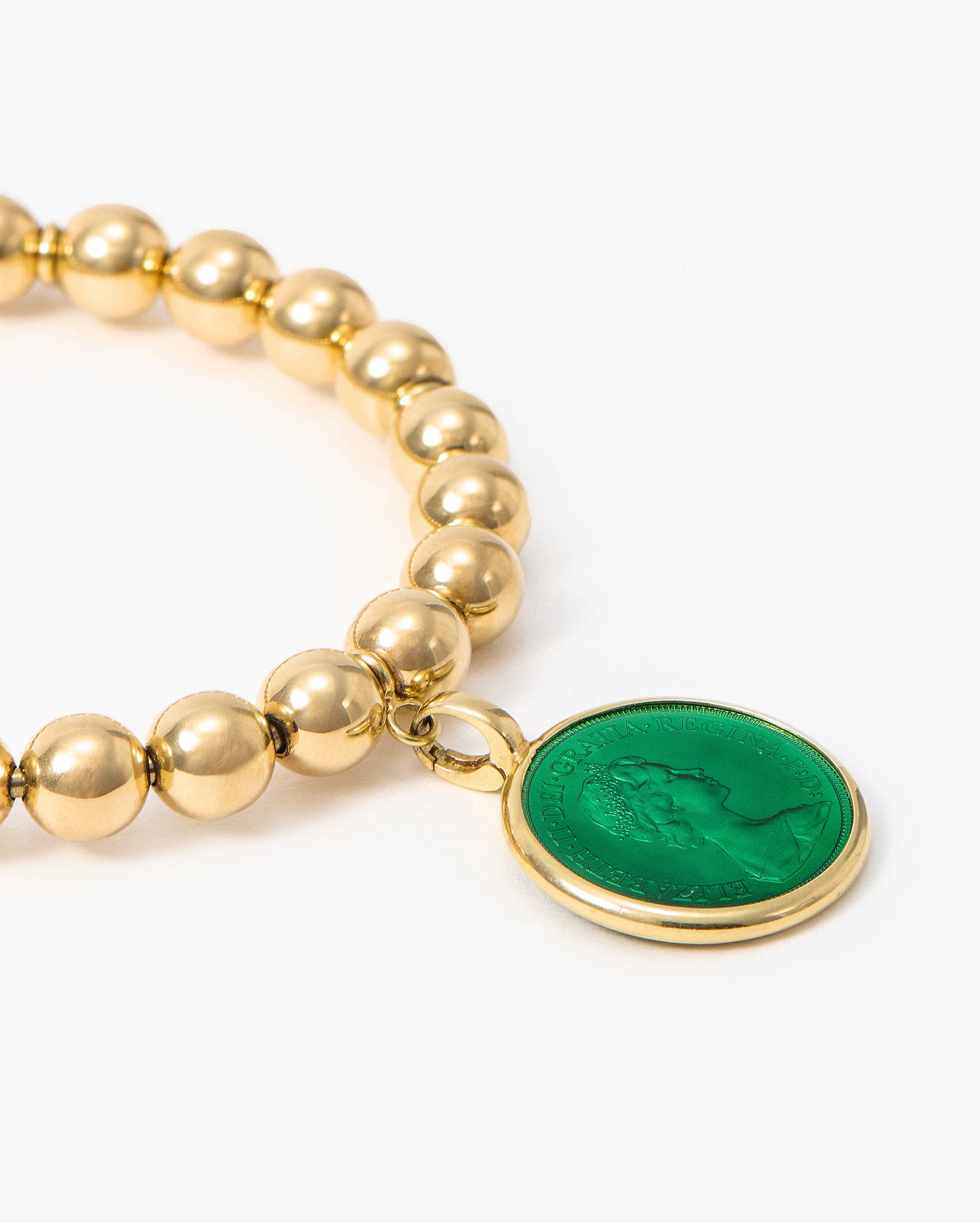 Fresca Bead Bracelet in 18K Yellow Gold
