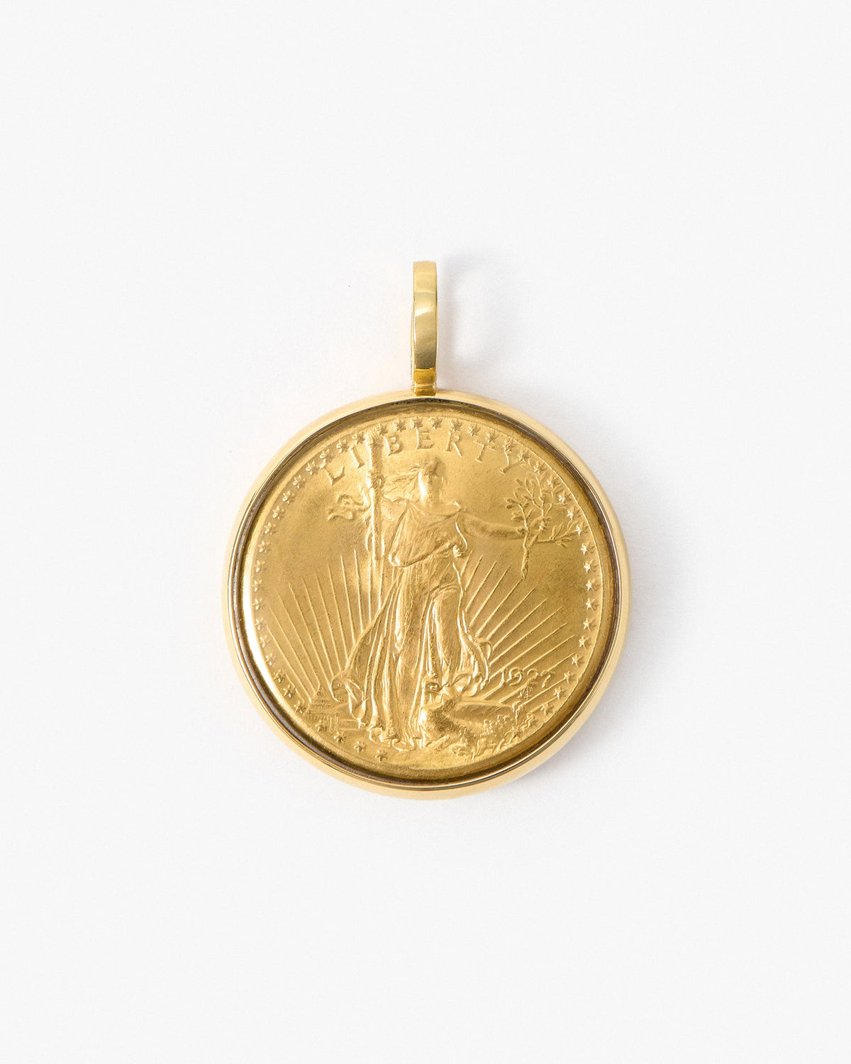 Pilla Saint-Gaudens Double Eagle Pearl Necklace, Diamond Connector