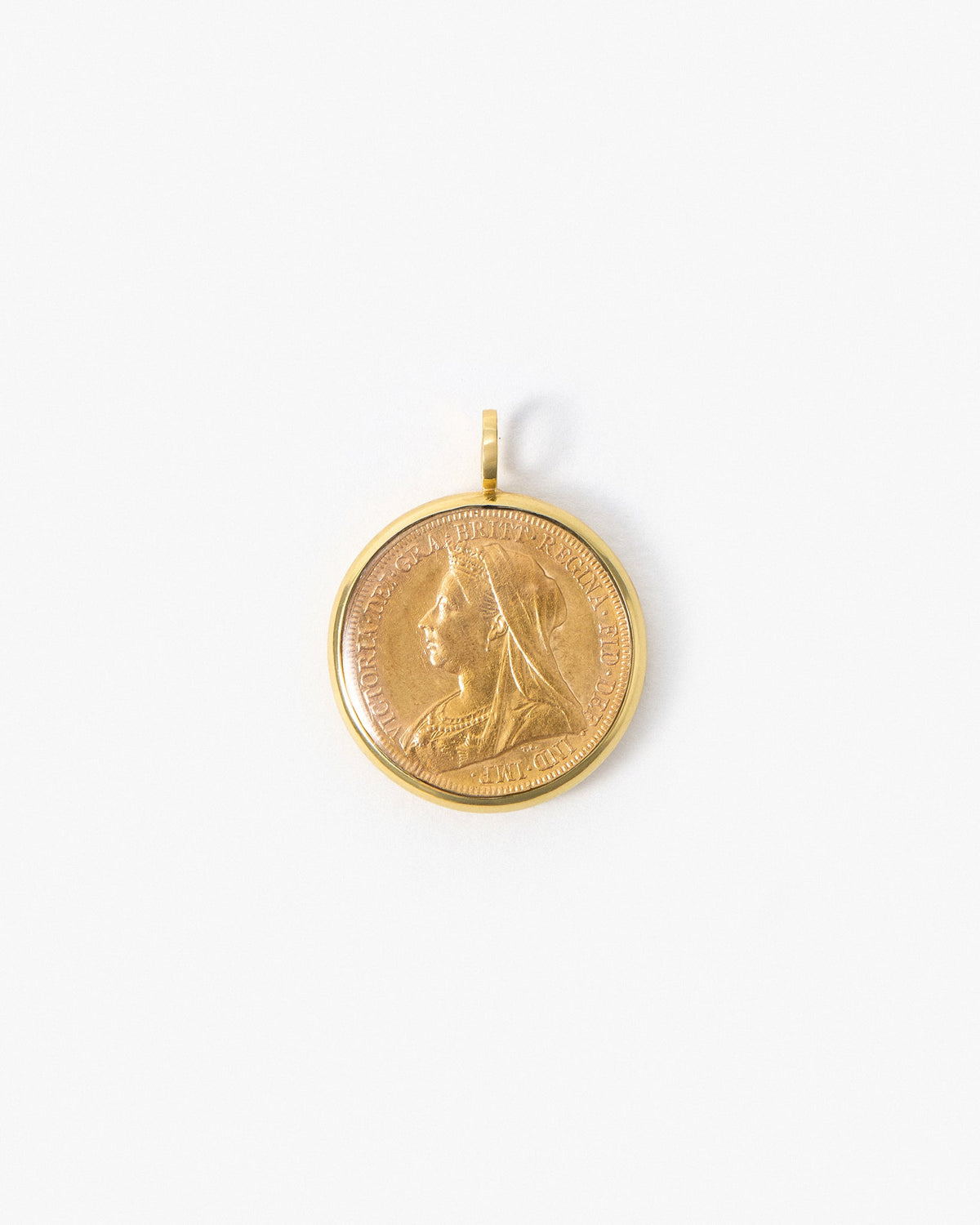 Pilla Queen Victoria Sovereign Chain Necklace, 18K Yellow Gold Connector