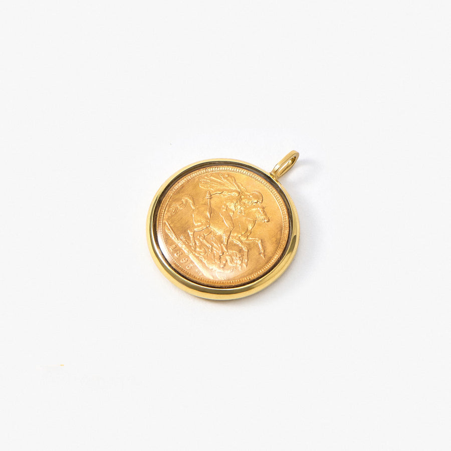 Pilla Queen Victoria Sovereign Pearl Necklace, 18K Yellow Gold Connector
