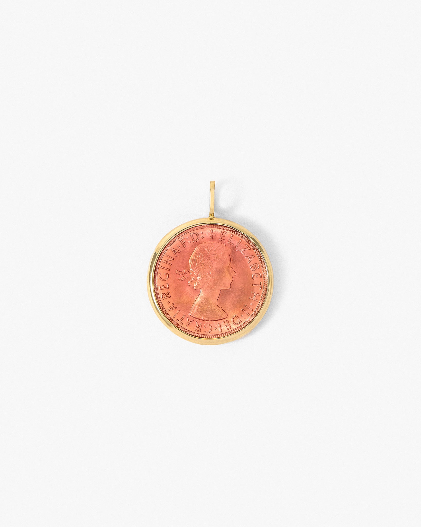 Fresca Medal in pink enamel