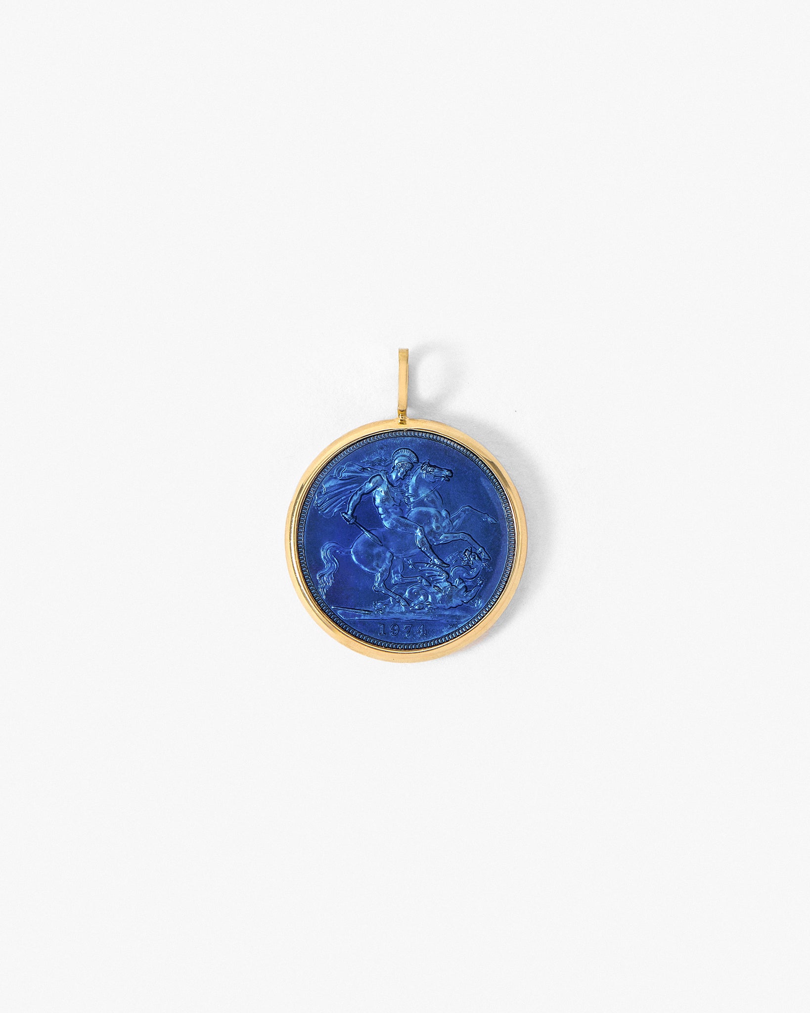 Fresca Medal in blue enamel