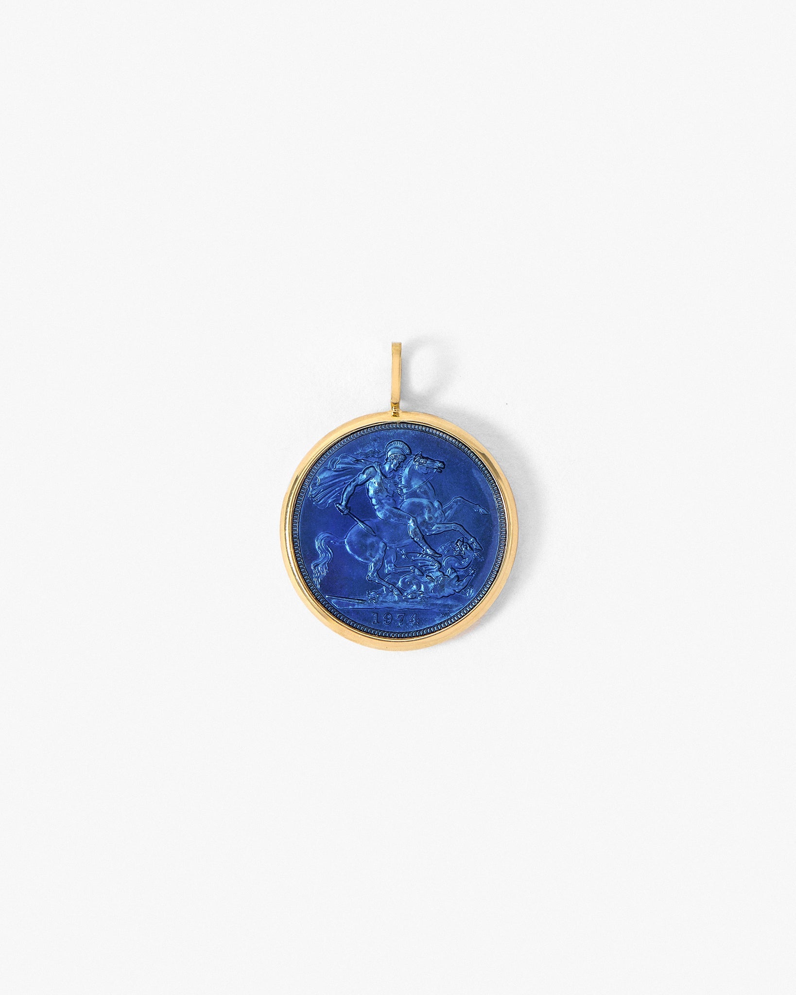 Fresca Medal in blue enamel