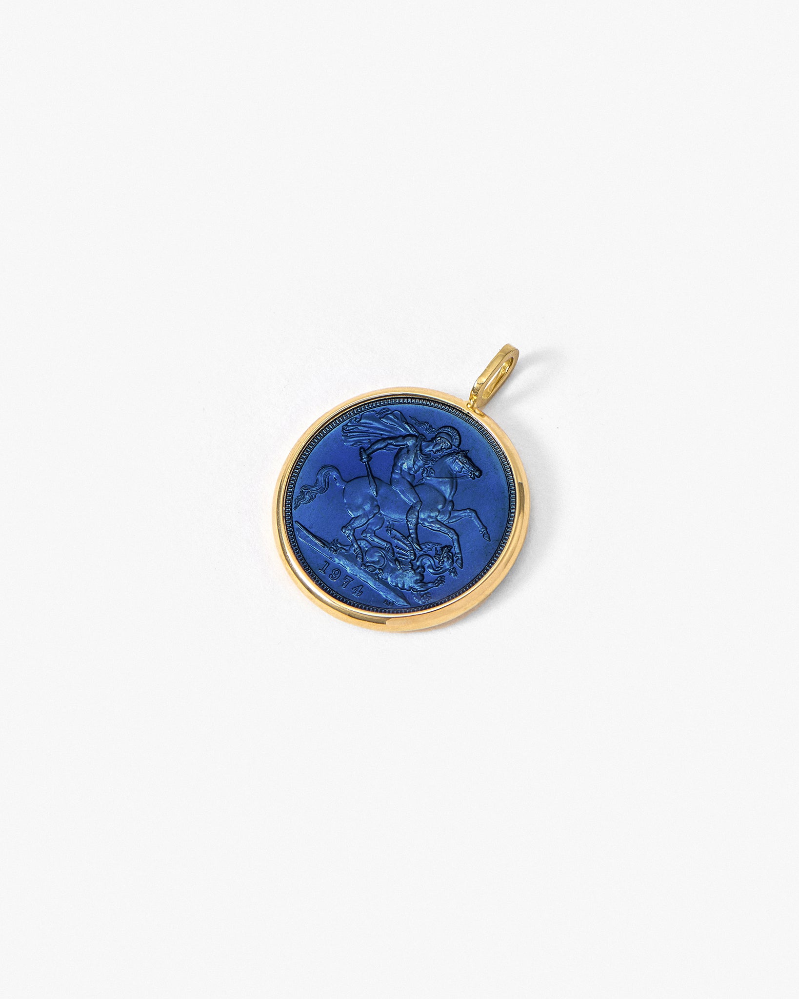 Fresca Medal in blue enamel