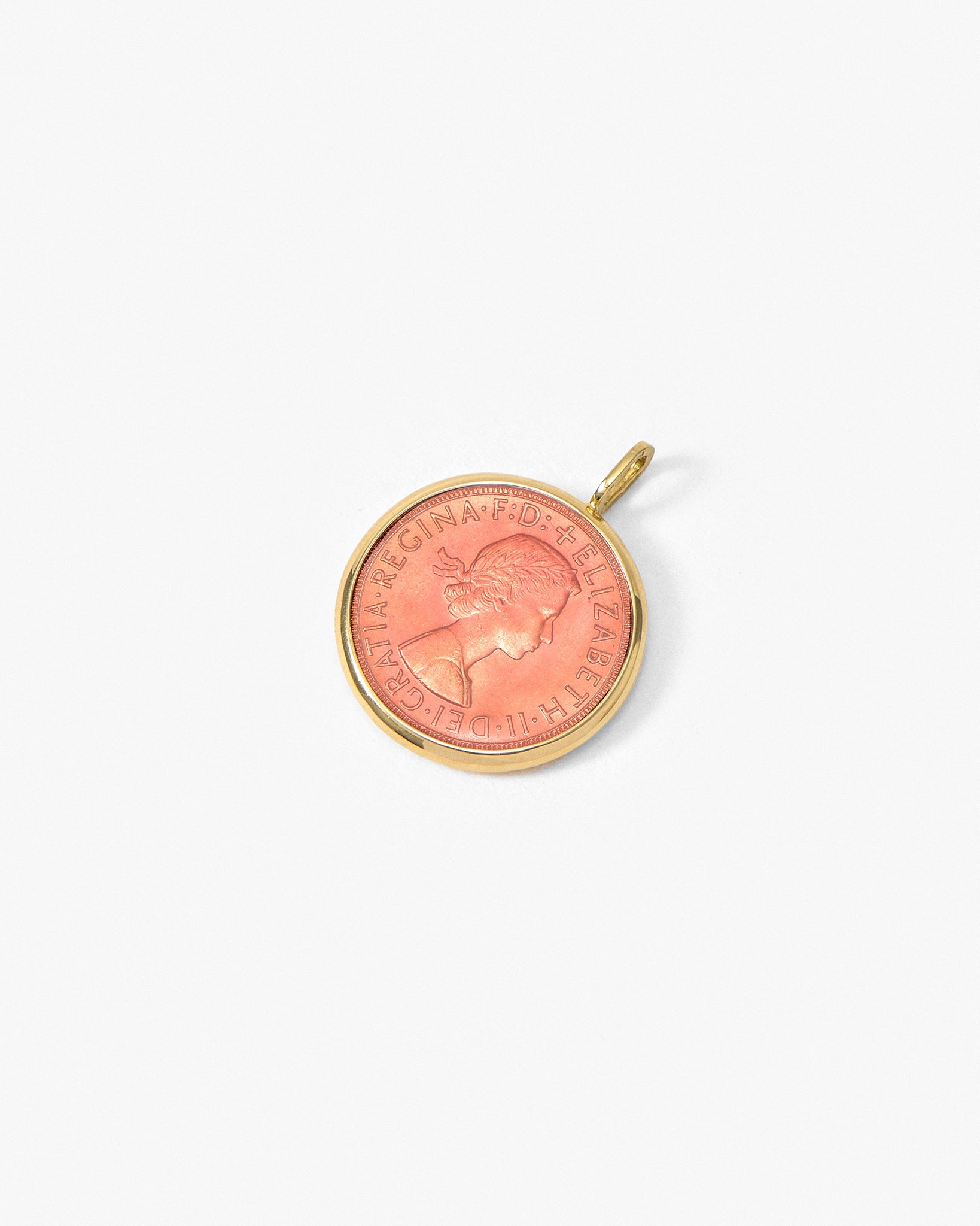 Fresca Medal in pink enamel