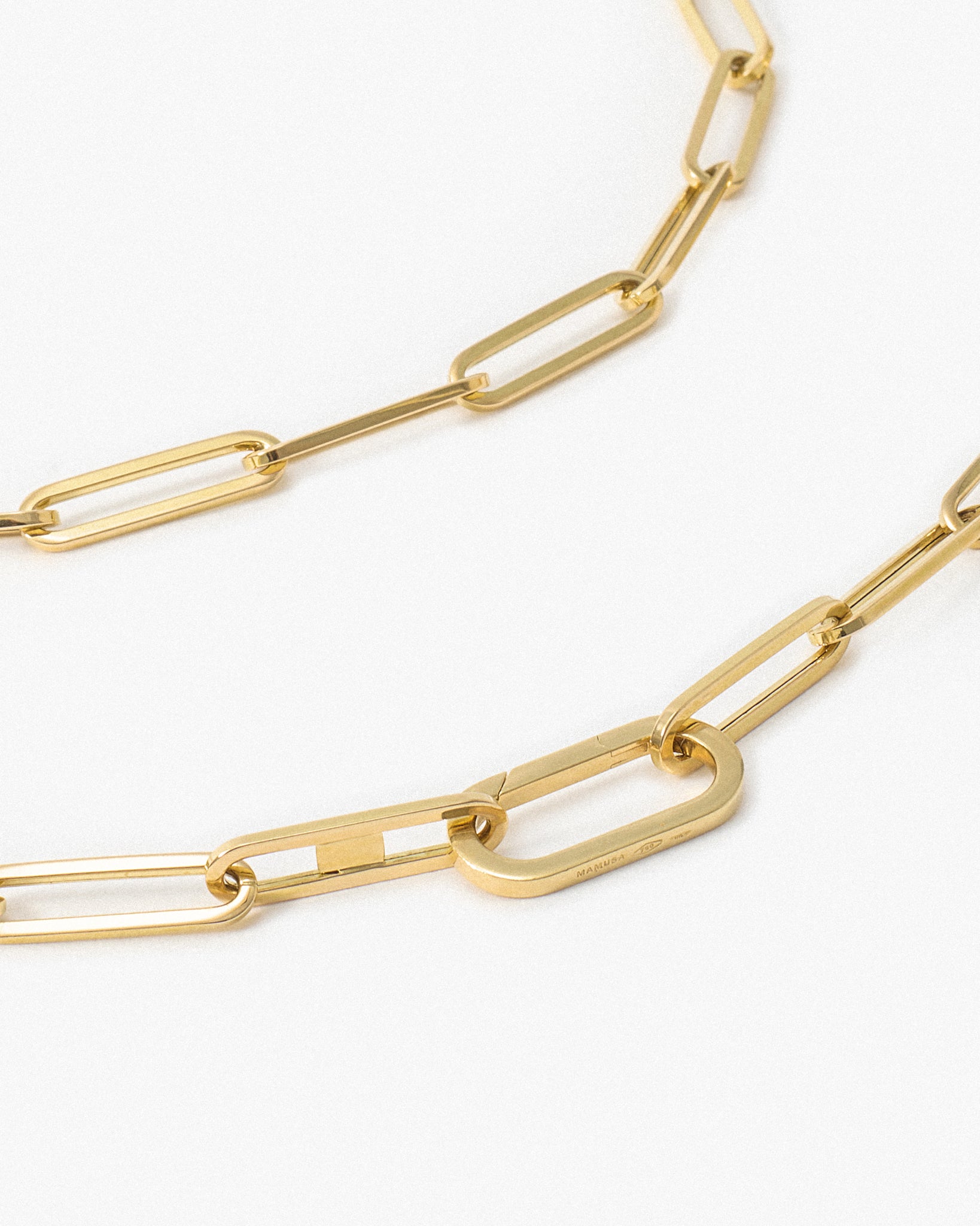 Long Chain Necklace in 18K Yellow Gold