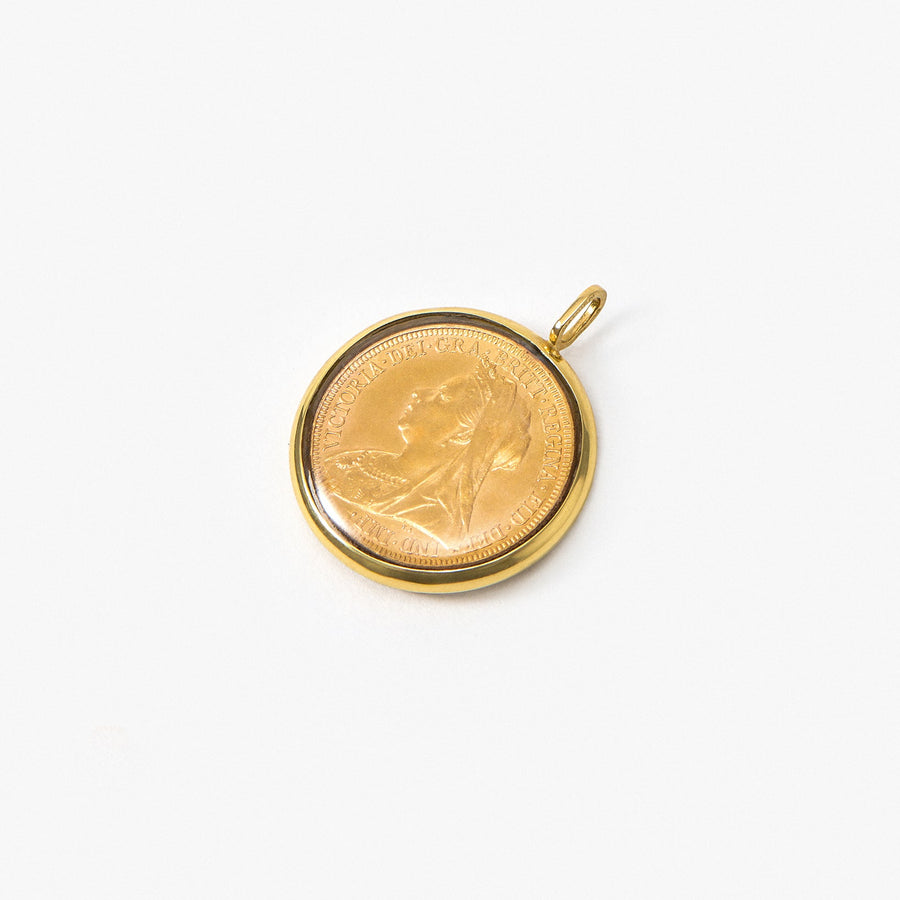 Pilla Queen Victoria Sovereign Pearl Necklace, Diamond Connector