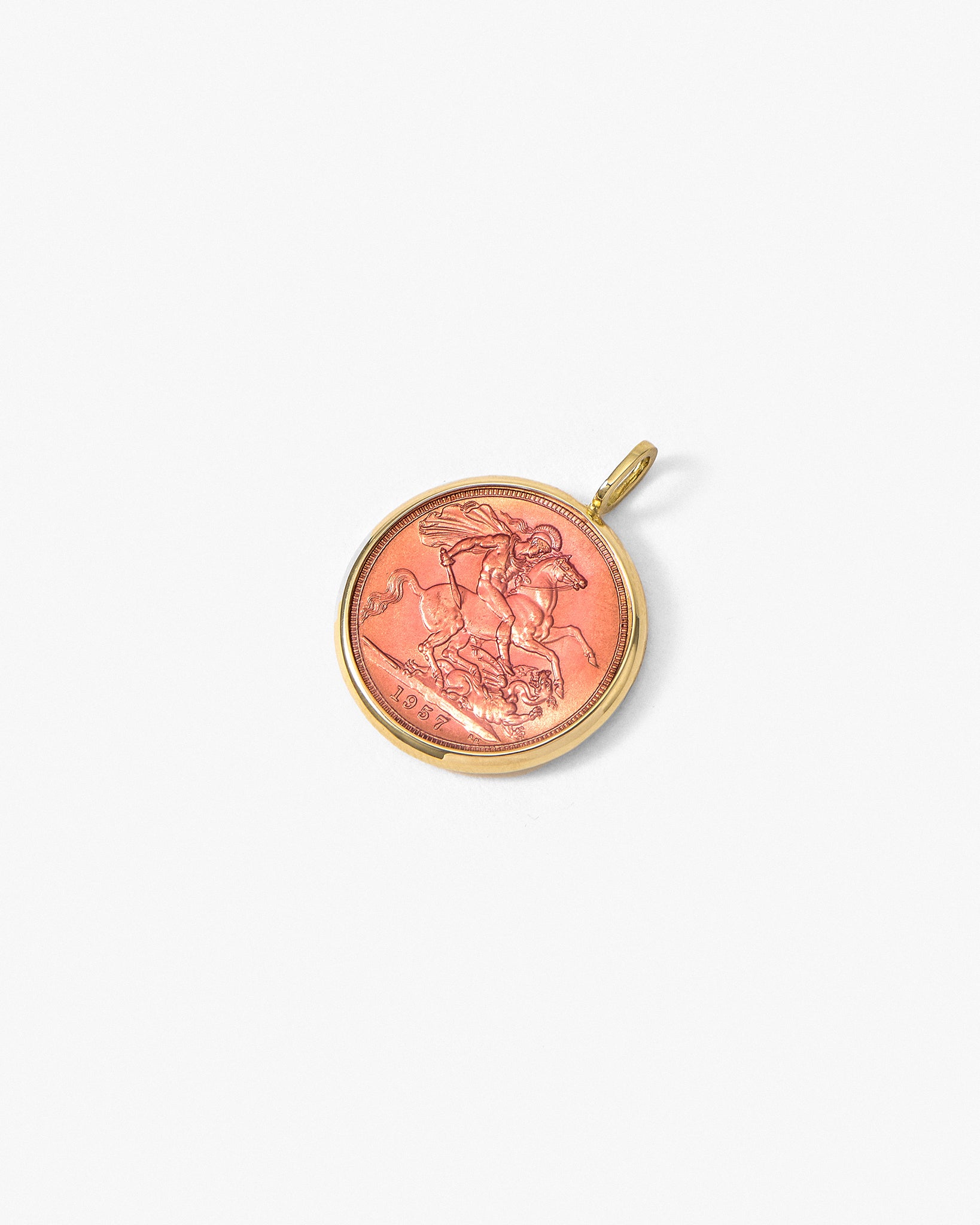 Fresca Medal in pink enamel