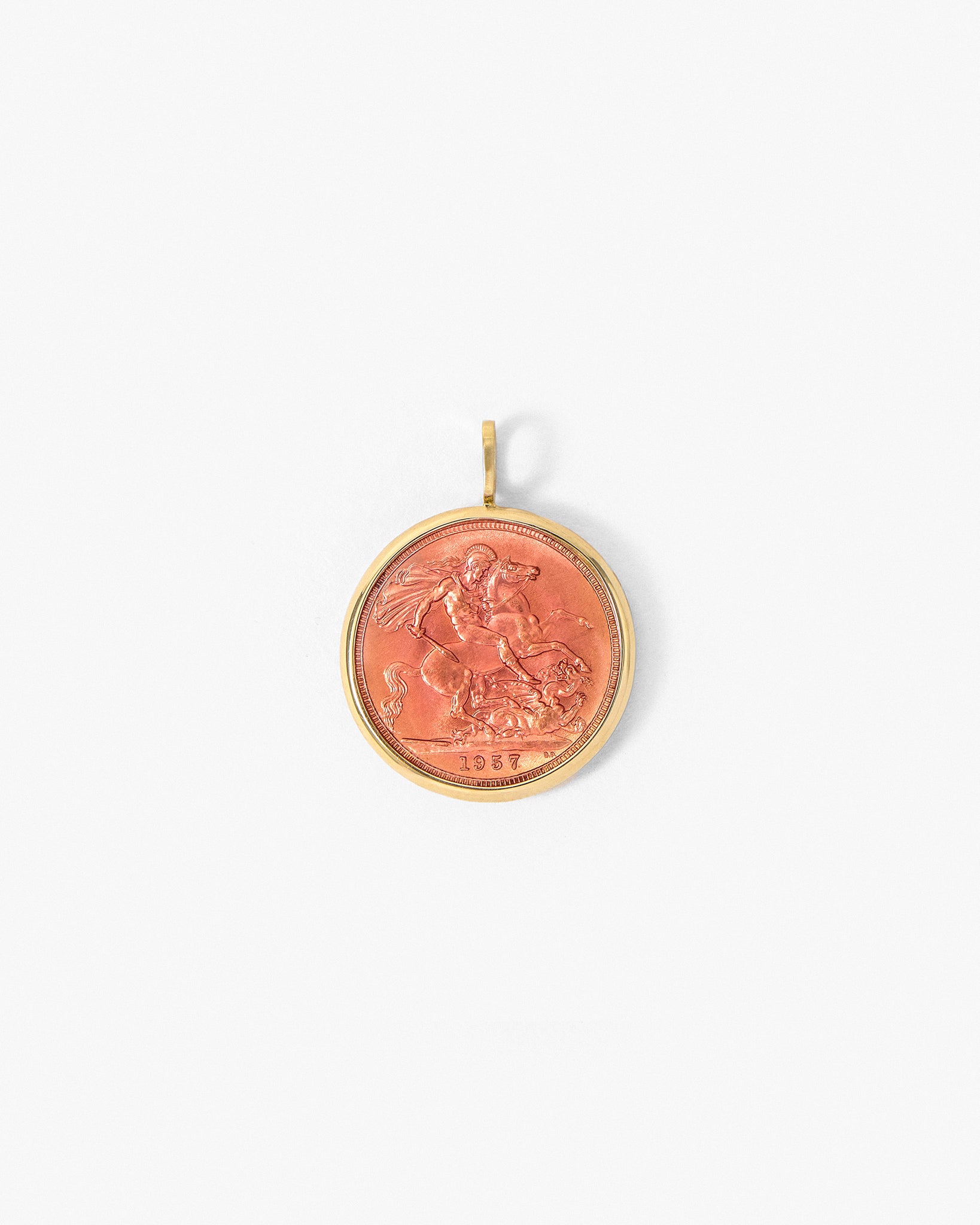 Fresca Medal in pink enamel