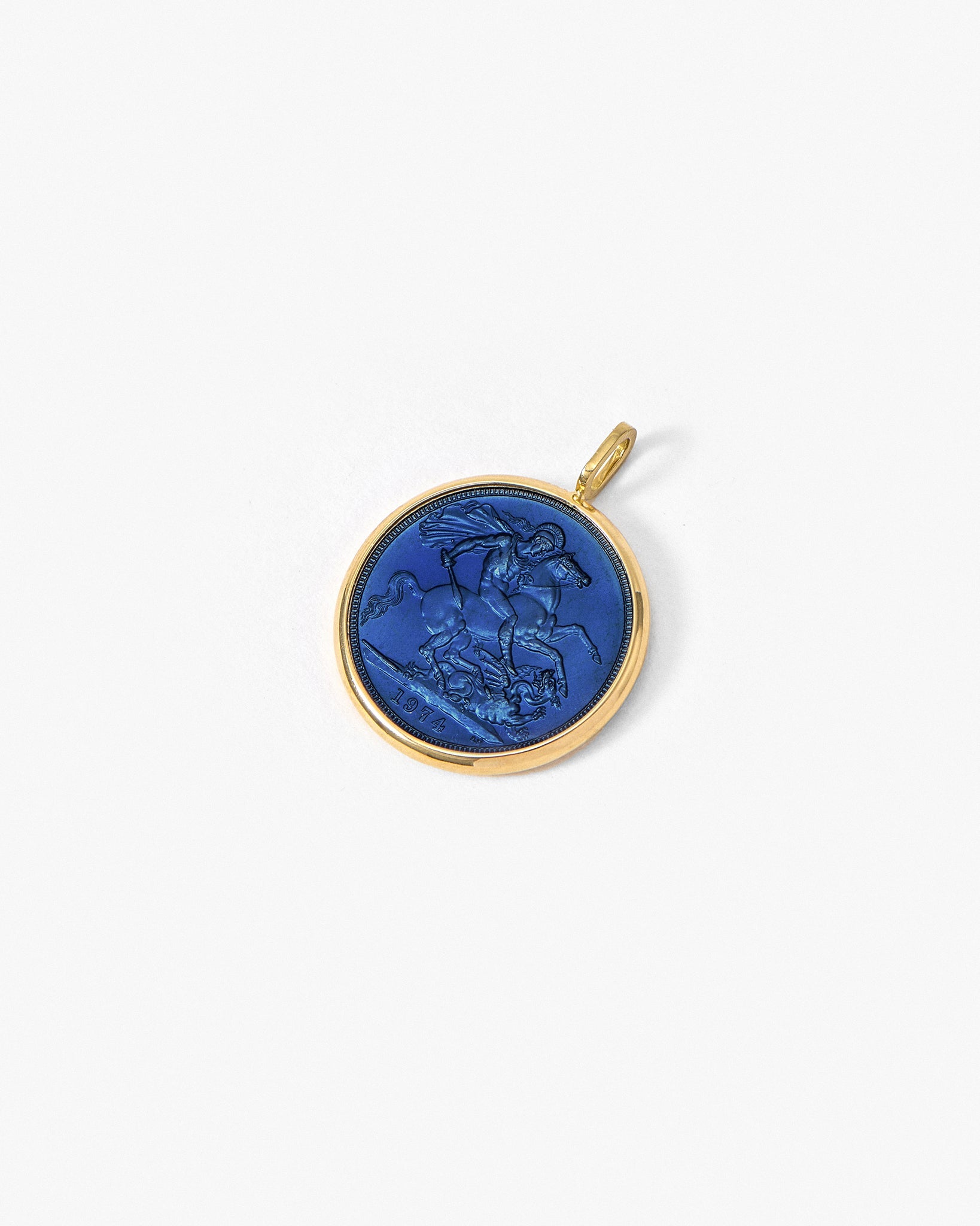 Fresca Medal in blue enamel