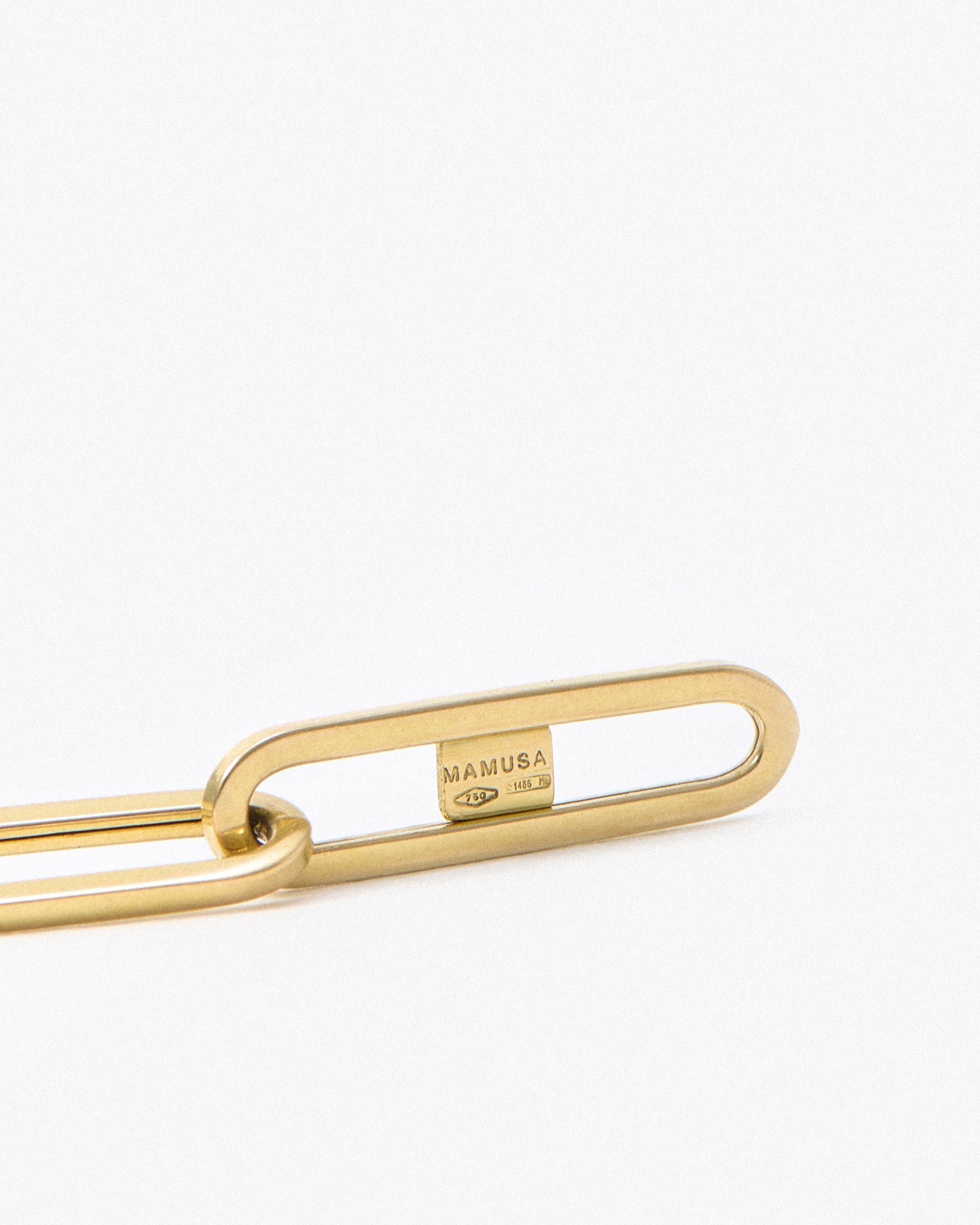 Long Chain Necklace in 18K Yellow Gold