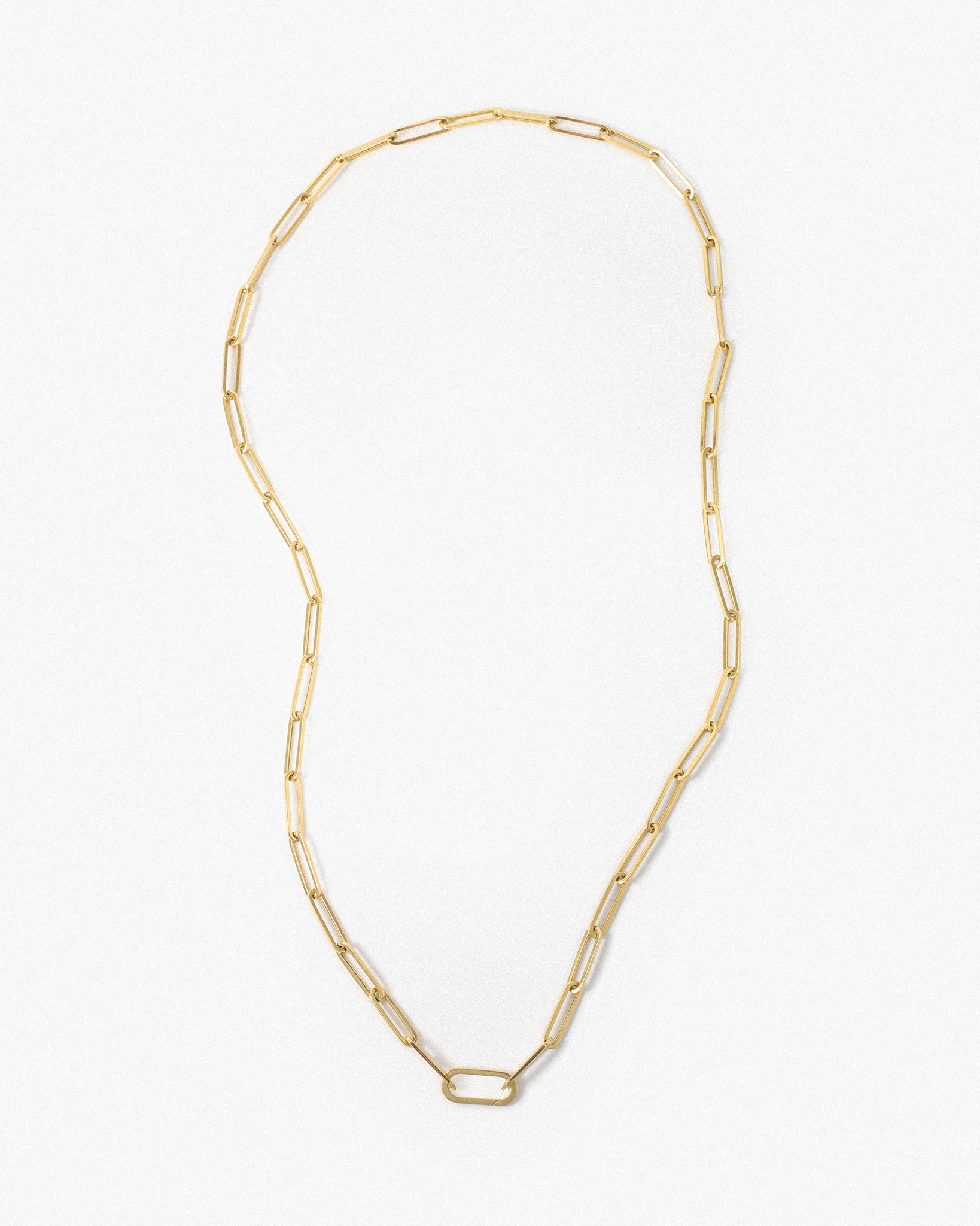 Long Chain Necklace in 18K Yellow Gold